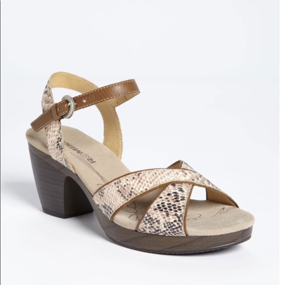 Romika nature snakeskin Nancy 01 sandals, 39